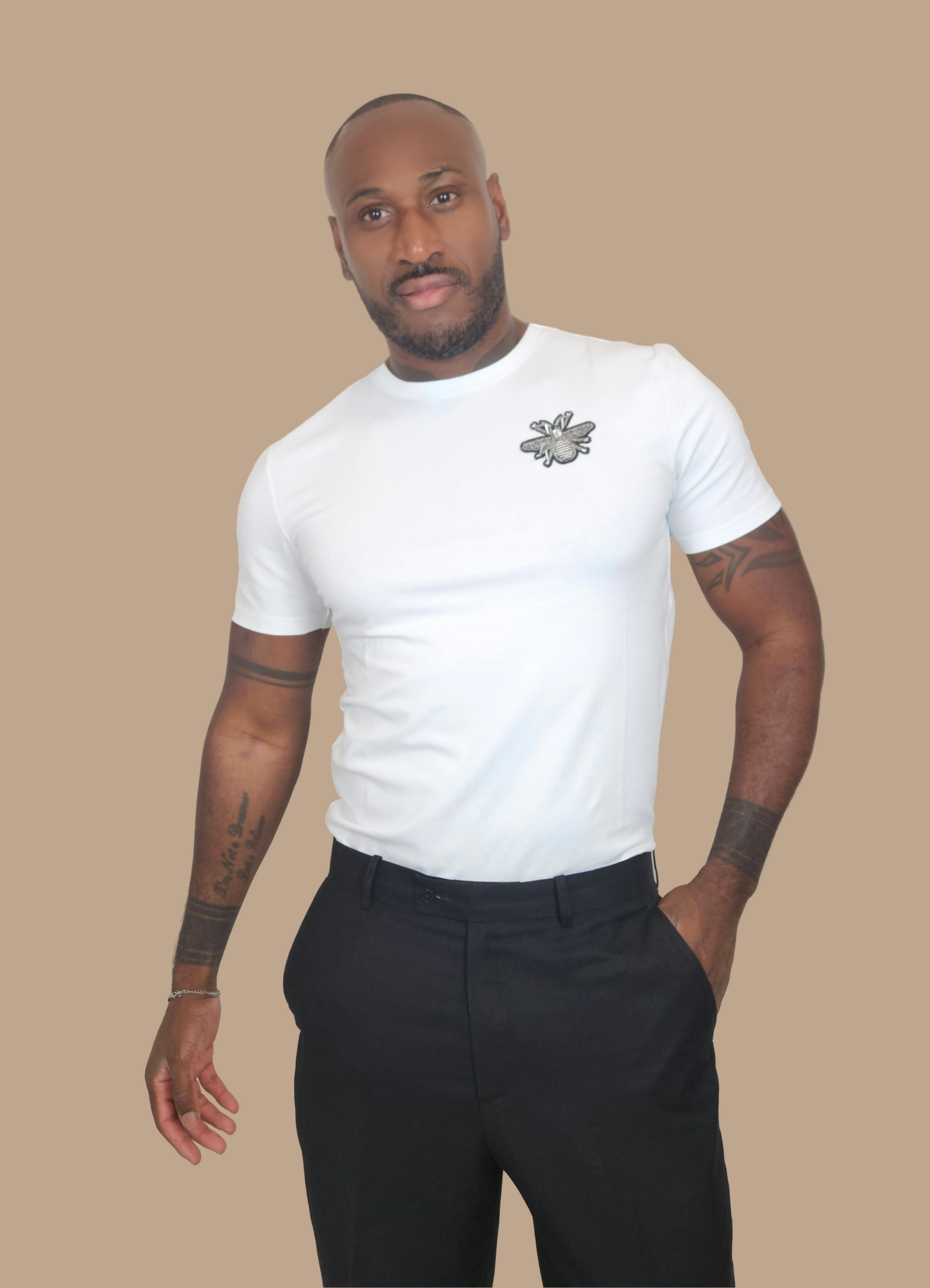 T-shirt Beeroyal blanc - Vue 2