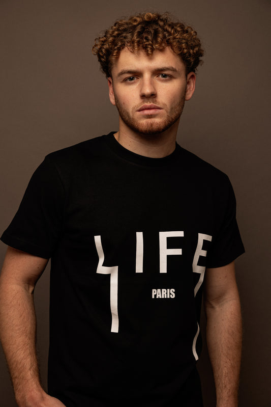 T-Shirt Life Noir - Vue 1