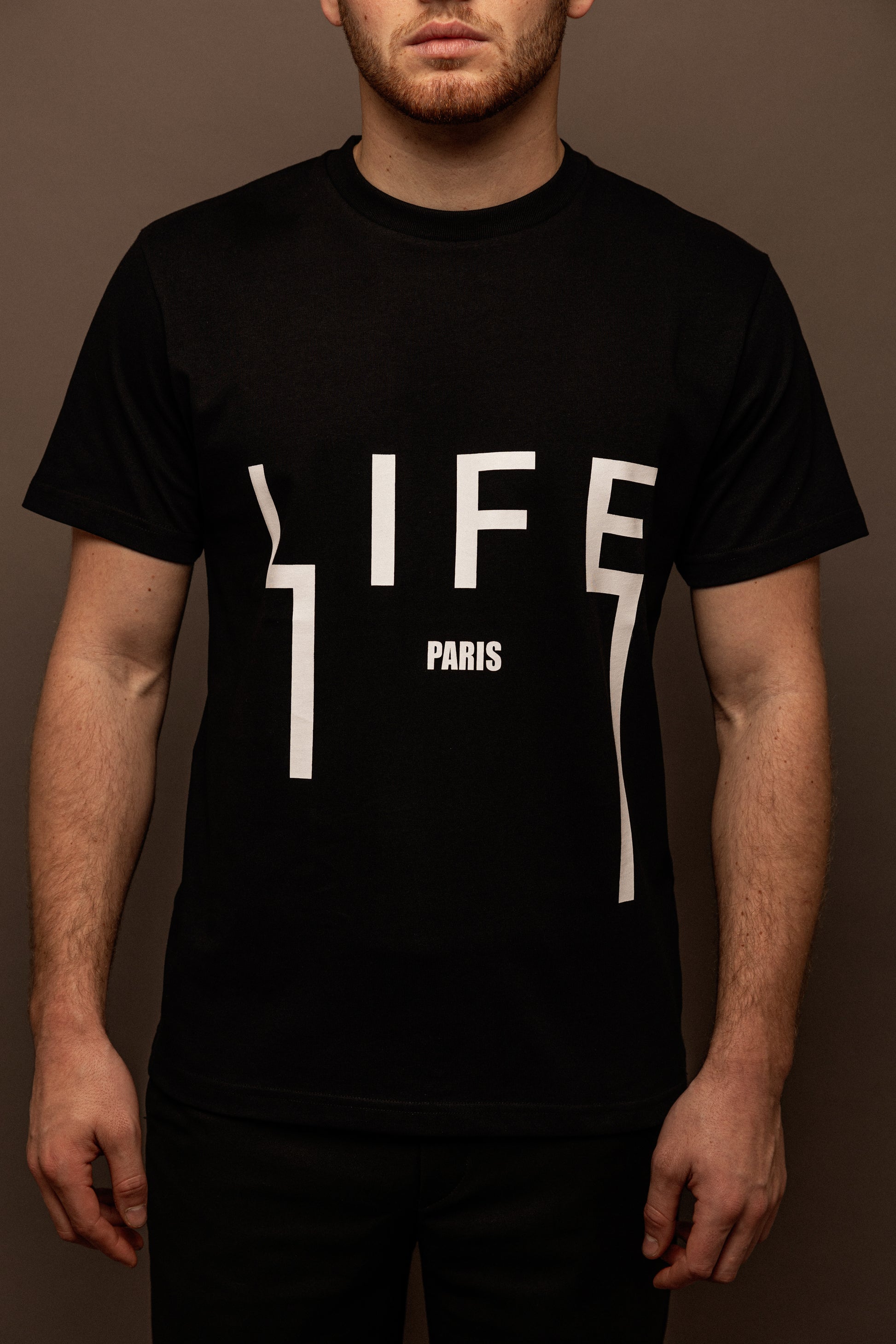 T-Shirt Life Noir - Vue 2